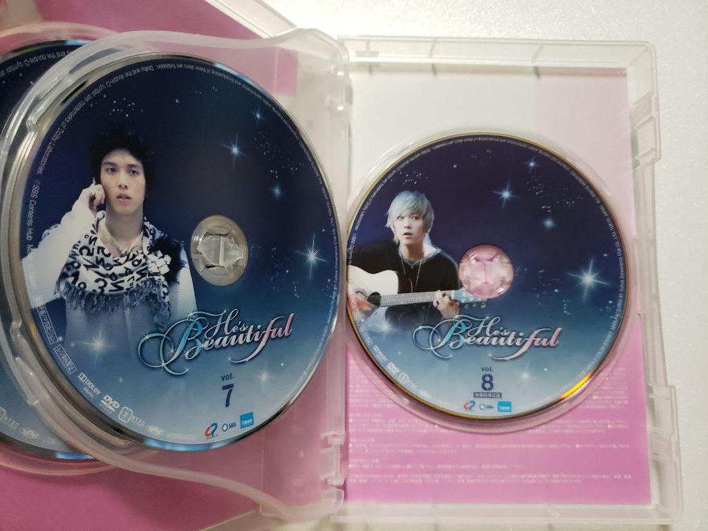 [USED] Korean Drama "You're Beautiful" DVD-BOX1+2 (8 Discs In Total) - All Episodes Included