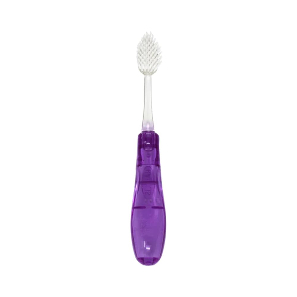 Travel Portable SDGs Sustainable Bioplastic Wide Head [Radius Toothbrush] (Pink)