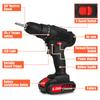 88VF Multifunctional Cordless Electric Hand Drill Cordless Electric Screwdriver Power Drill Tool 25+1 Torque Screwdriver Set