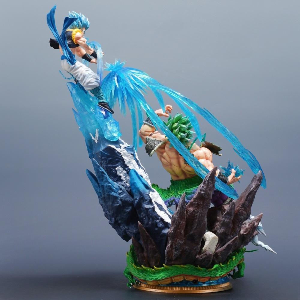 50cm/19.69in Animation Dragon Sphere Figure Gogeta VS Broli Action Figures Polyvinyl Chloride Statue Tabletop Ornamen Collector Miniature Playthings