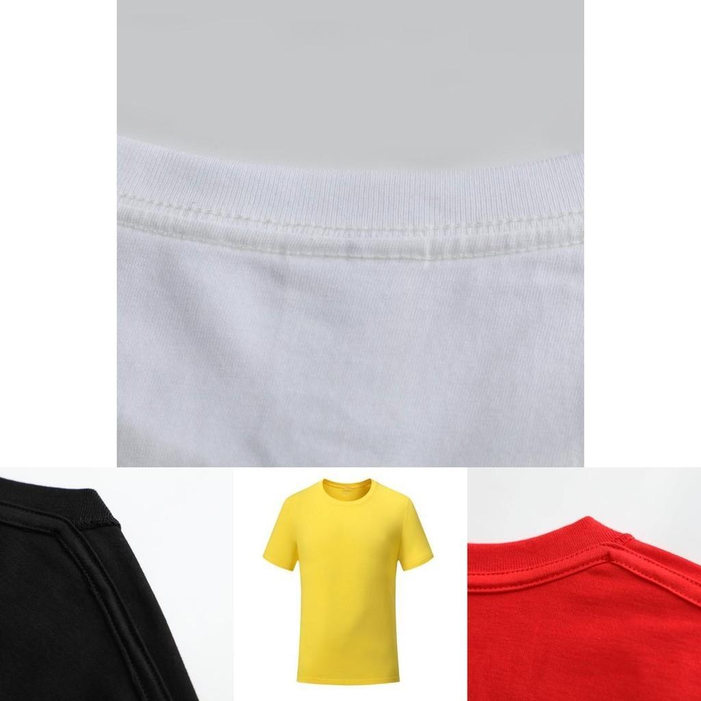 Men Women Plain T Shirts Cotton Comfortable Short Sleeves Crew Neck Top Tee