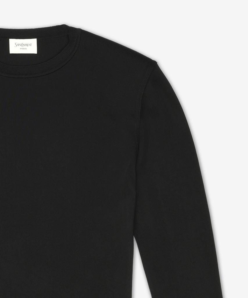 Saint Laurent Knit Mini Dress - Black / 823590Y76Xl1000