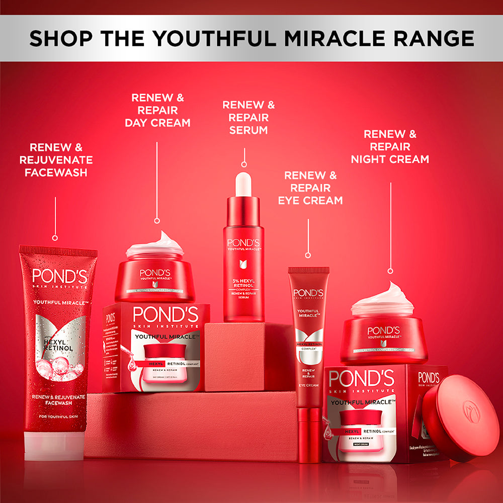 POND'S Age Miracle Wrinkle Corrector Day Cream 20g With SPF 15 PA++ For Radiant Youthful Skin & Fine Line Care