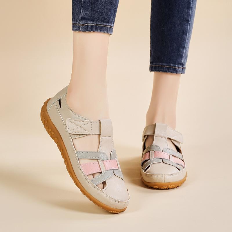 New Summer Large-size Beach Women s Sandals Soft Sole Breathable Hole Shoes Versatile Mother Flat Women s Shoes 35 3119₽