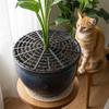 Breathable Mesh Plant Pot Soil Protector Grid Cover for Beginner Gardeners