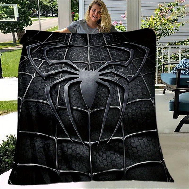 Spider-man Süß Bedruckte Decke Rechteckig Weich Bequem Moderner Stil Polyester