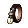 Leather Internet Celebrity Style Belt Female Korean Version Trend Versatile Personality Retro Pin Buckle First Layer Cowhide Jeans Belt Female