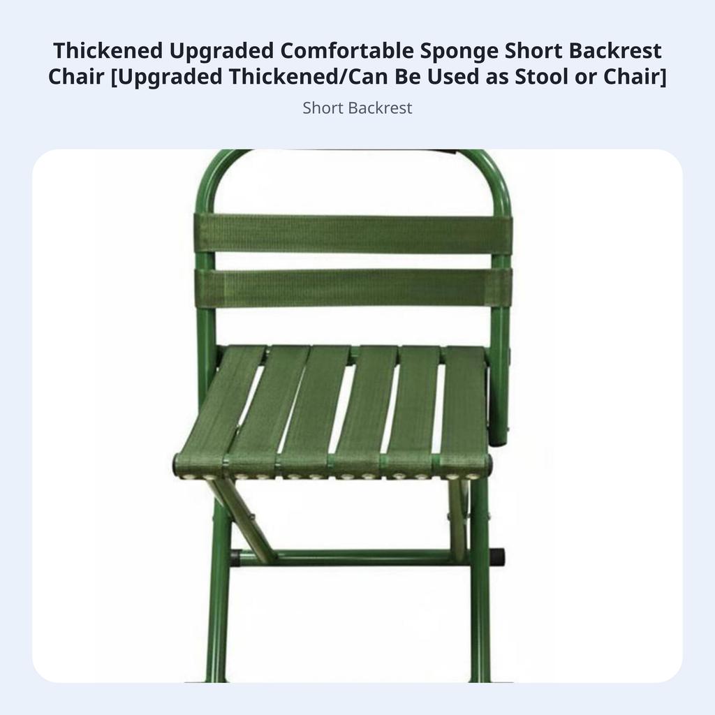 Foldable Camp Stool Portable X-Shaped Frame Camp Chair Foldable Sturdyduty For Outingers