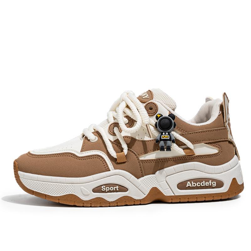 

Повседневные дышащие мужские туфли из натуральной кожи на шнуровке, подходящие по цвету, с толстой подошвой, всесезонные студенческие туфли Harajuku 44