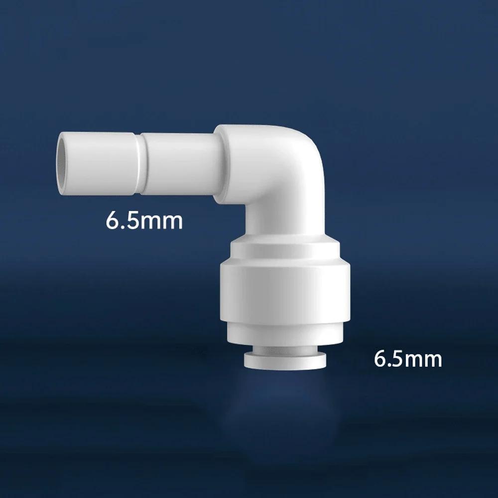 3/8" 1/4" Tube Reducing Tee 3 Ways Food Grade POM Quick Fitting Connector For Aquarium RO Water Filter Reverse Osmosis System