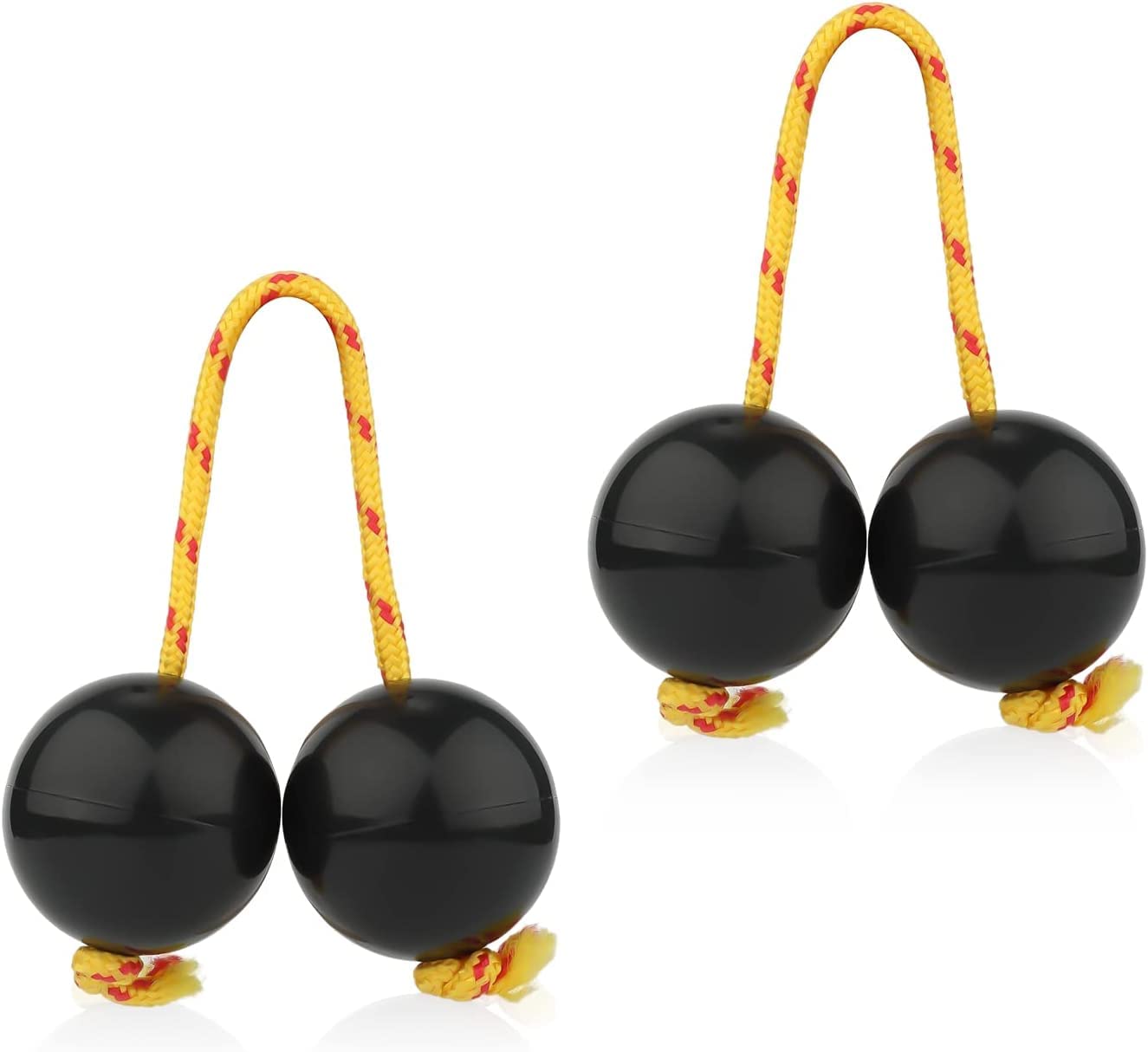 

Patica Asalato Percussion Instruments, Maracas and Shakers, Set of 2, for Beginners and Hobbies, Black