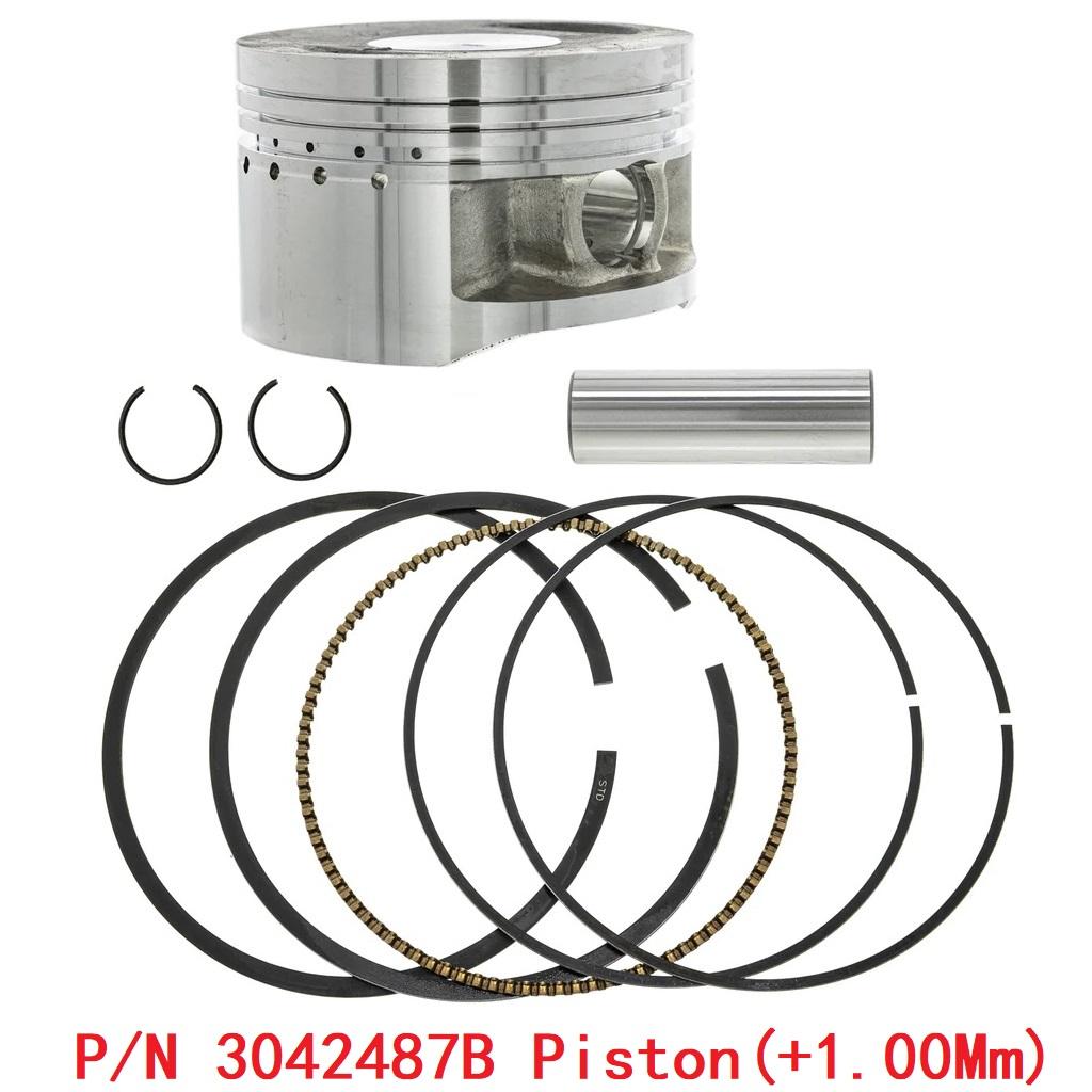83mm Bore Forged Piston Kits with Rings Gasket for Yamaha Big Bear Big Wheel Bruin Moto 4 Raptor Warrior Wolverine Grizzly 350