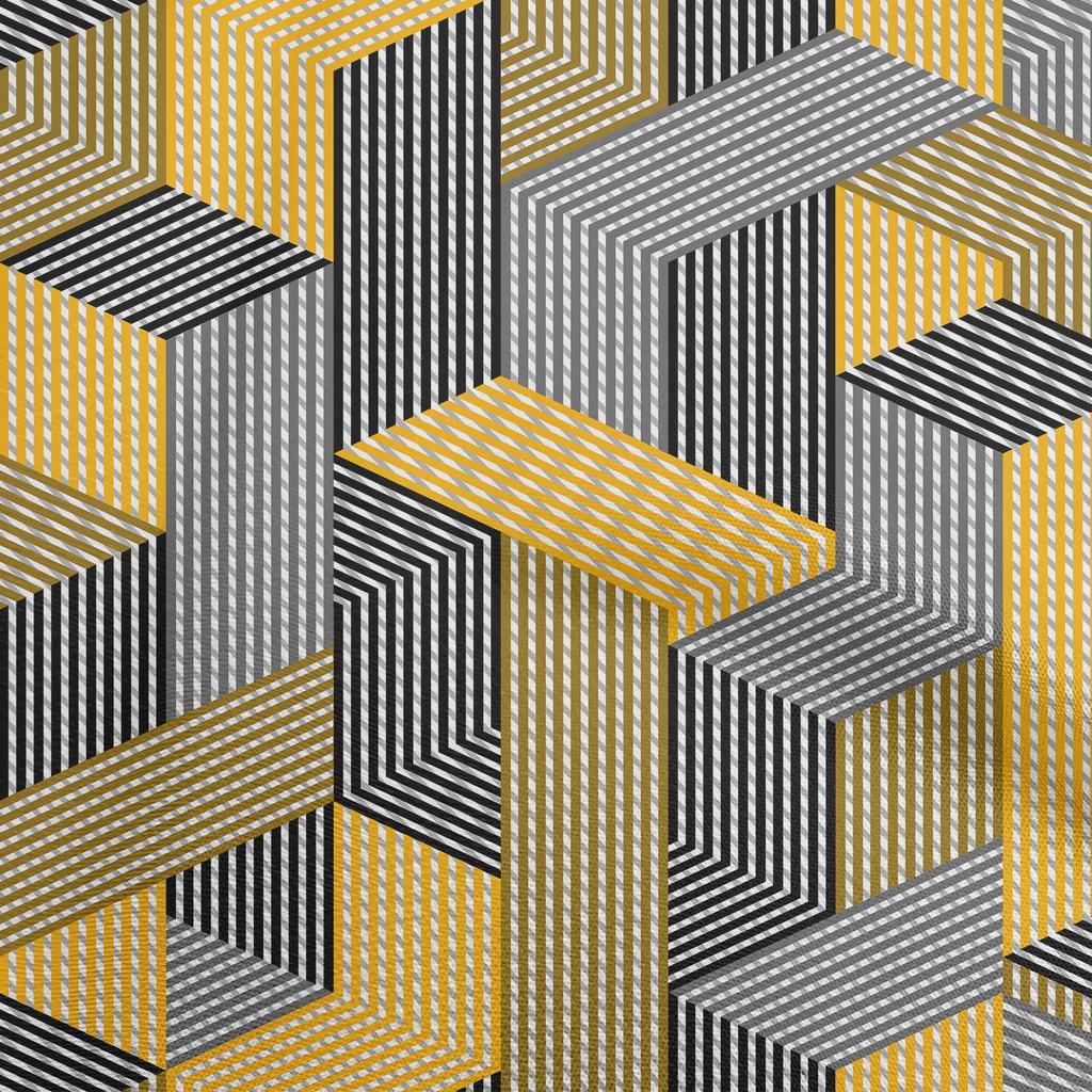 oneOone Baumwoll-Flex Candy Red Stoff Geometrische Quiltzubehör Druck Nähstoff Meterware 40 Zoll