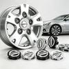 CHUQAZ1 4 Pezzi Decalcomanie Emblema Cerchione Antiruggine Copricerchio Ruota Auto Antigraffio per Nissan Nismo GTR Altima Qashqai Almera Navara