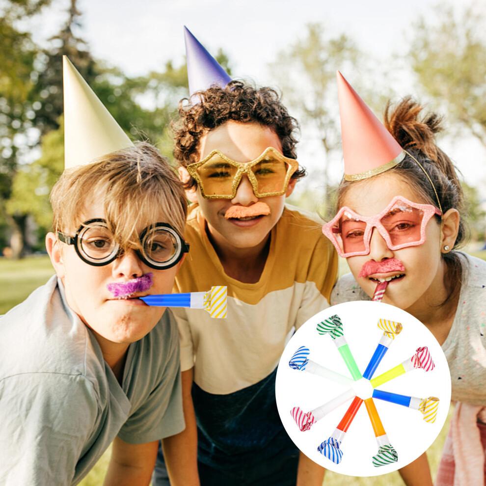 50 Stück Pfeifenspielzeug Kinder Lärmmacher Auspuster Pfeifen Party blower
