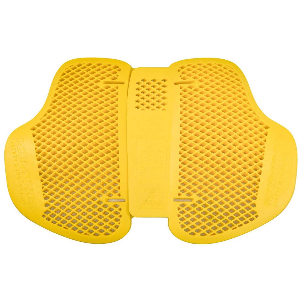 KOMINE Motorcycle Ergonomic Air CE2 Chest Guard Yellow Free CE Standard Level 2 Soft Protector SK-830