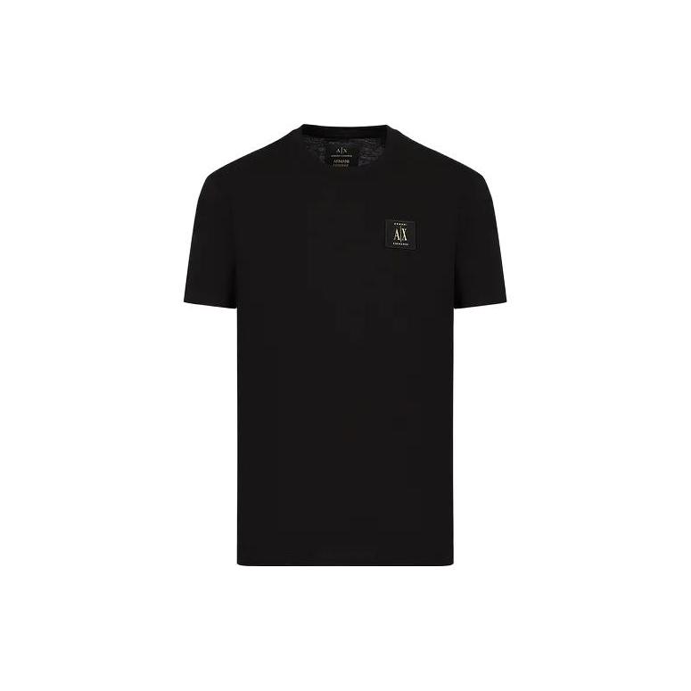 Armani Exchange Logo-patch Short-sleeve Cotton T-shirt 8NZTPR-ZJH4Z-1200