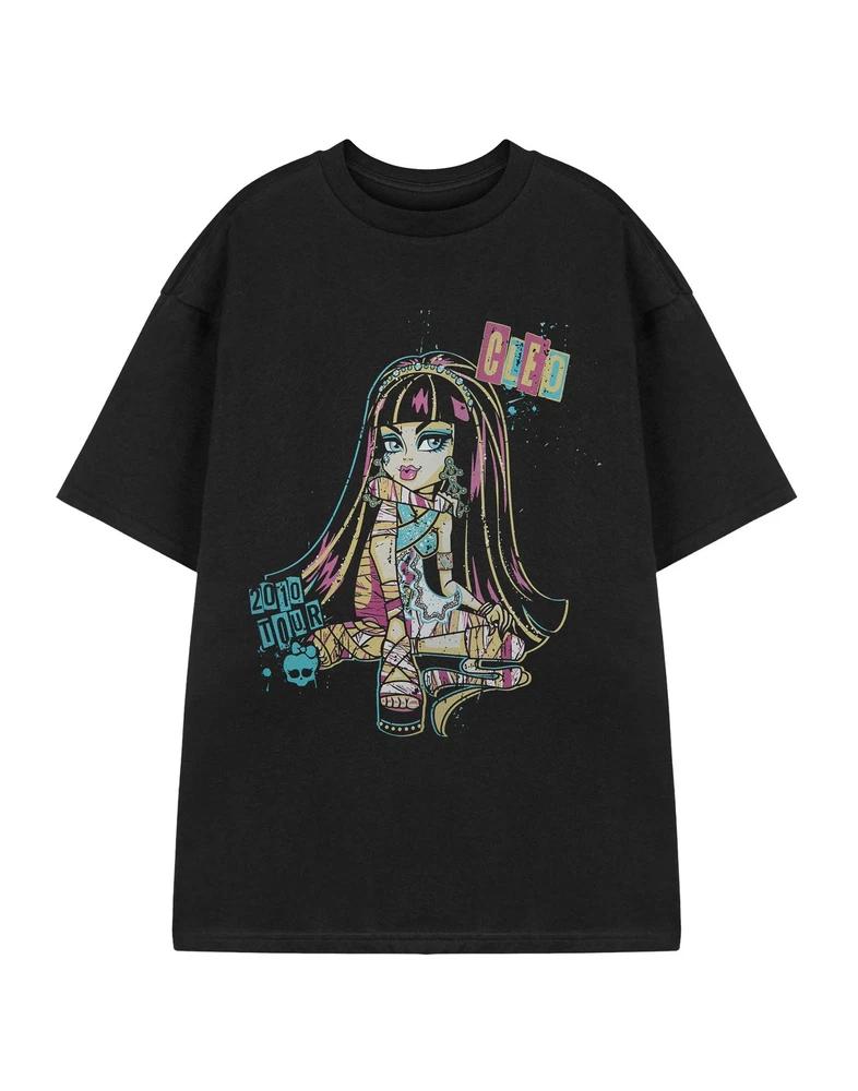 Monster high short sleeved tshirt womens black official merch M