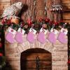 Thickened Christmas Alphabet Knitted Socks Large Capacity Candy Gift Bags  Xmas Gift
