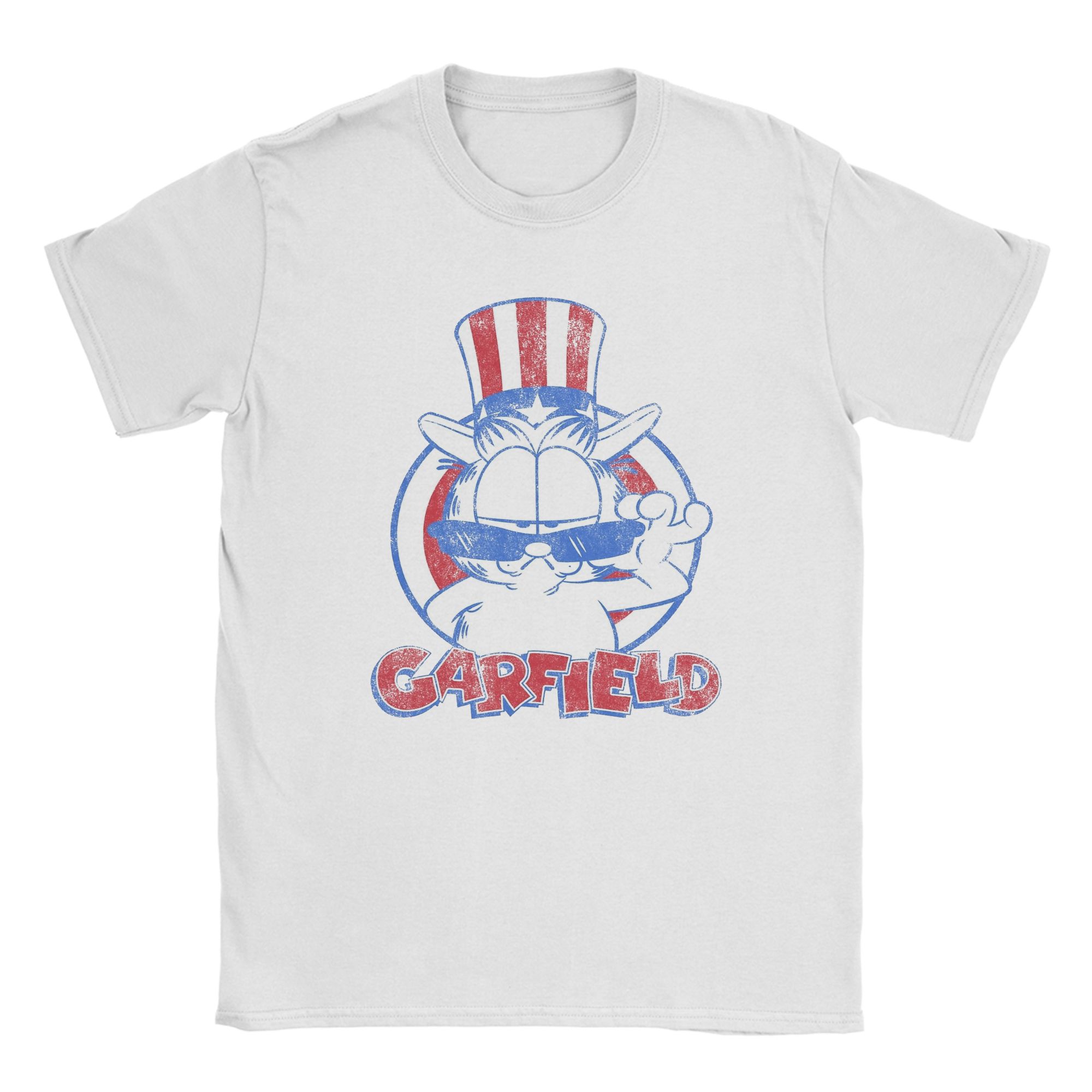 Garfields Odie Nap Attack Zzzz TShirts Unisex Women  Funny Cotton Tees Crewneck Short Sleeve T Shirt Gift Idea Tops S