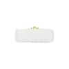 Chanel 24p Gold Buckle Diamond Pattern Leather Material Gold Hardware Single Shoulder Messenger Bag Female White