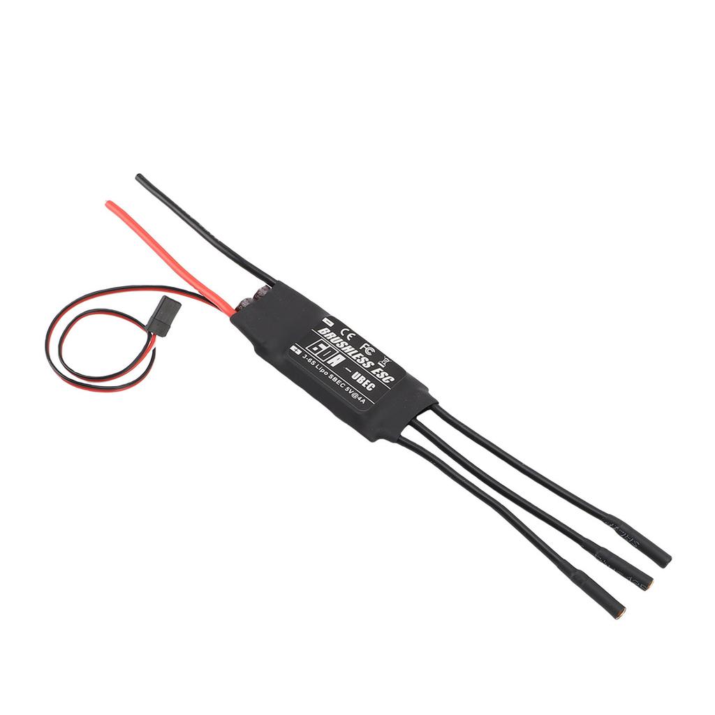60A Brushless ESC for 3 to 6S LiPo Battery RC Brushless Motor Electric Speed Controller for DIY RC Airplanes Drones
