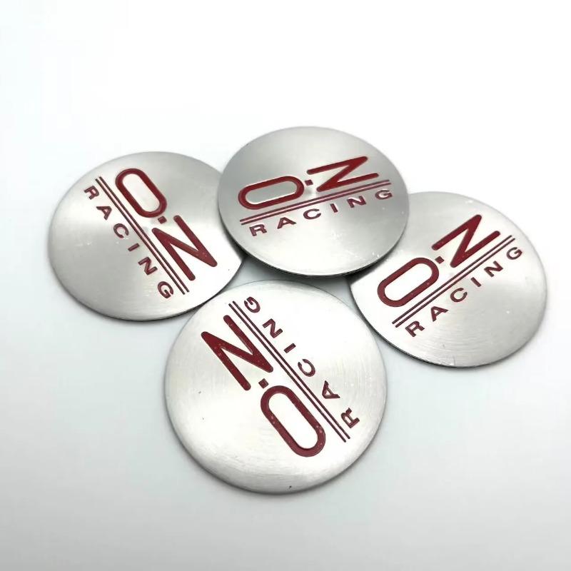 4 Pezzi Tappo Centrale Ruota OZ 45mm 56mm Copripolvere Mozzo Auto Emblema Logo OZ RACING Distintivo Accessori Styling Auto