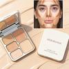 5 Color Concealer Palette, Cream Contour, Multi-use Makeup Palette for Covering Dark Circles Blemishes, Long Lasting Non-Creasing Makeup for Beginners