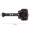 Metal Spare Tire Rack Spare Tire Bracket Wheel With LED Light Replacement for Axial SCX10 III Jeep Wranler 1 10  Remote