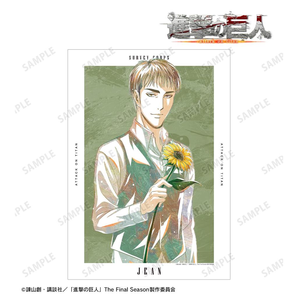 Attack On Titan Original Illustration Jean Flower Shop Ani Art A3 Matte Poster Ver.