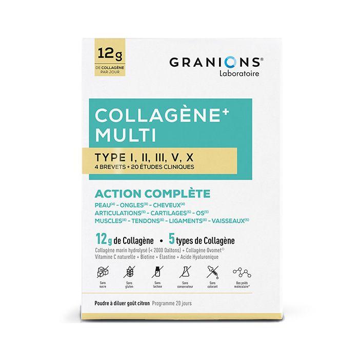 Granions - Multi Collagène + 5 Types de Collagene - 260g