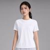 Anta Running Series Womens Short Sleeve Knitted T-Shirt 2026 Summer Women tops Pure-White 962625105-1