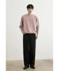 WHOLOVESART Structure Wide Cotton Chino Pants Black