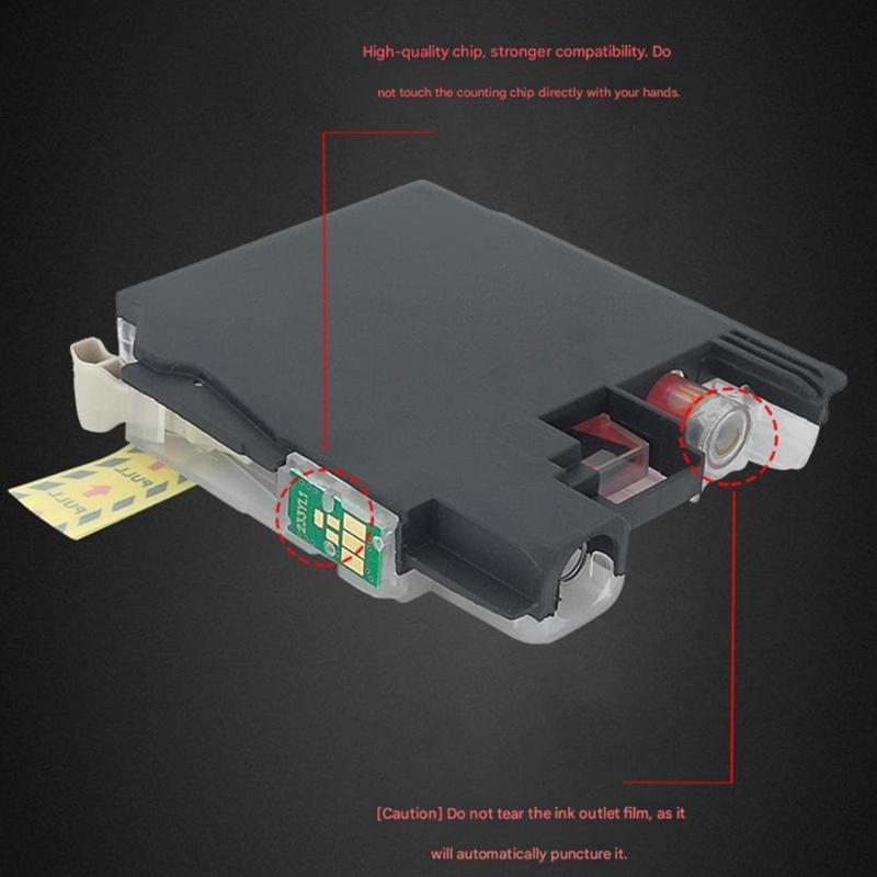 Friendly ABS Liquid Ink Cartridge LC101 LC103 Printer Quick Snap Design Long Lasting