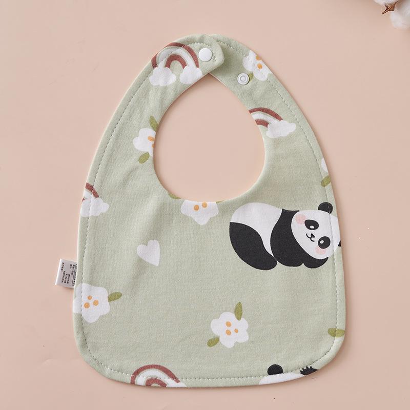 

U-Shaped Pure Cotton Bib - Super Soft, Waterproof, Adjustable for Newborns, Ideal for Autumn/Winter