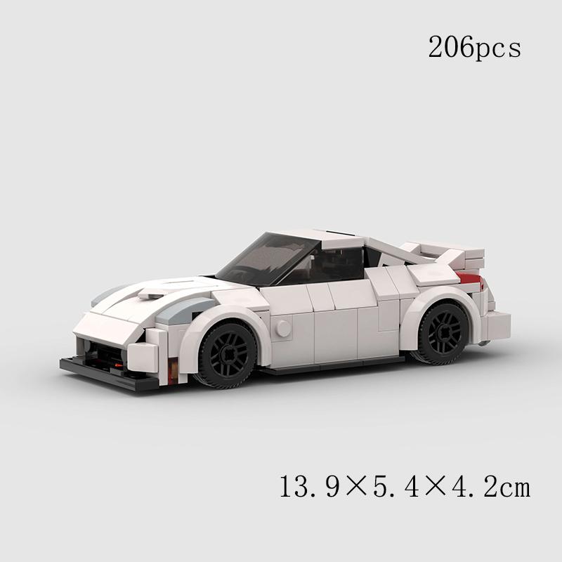 MOC Speed Super Race Champions Car F1 Great Vehicle Racing Model Building Blocks Bricks Sports Pickup Truck City Technique Toy