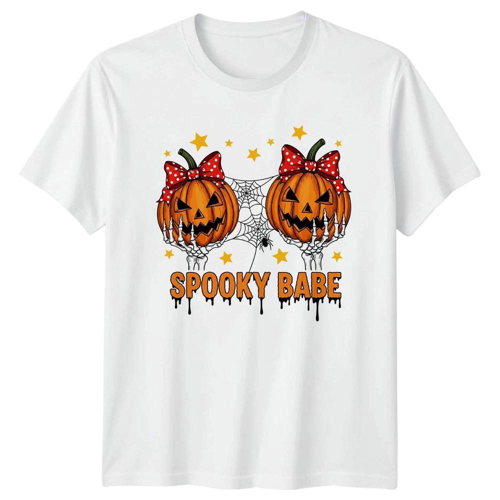 Spooky Babe Unisexs TShirt Retro Spooky Halloween Halloween Gift For Her S
