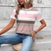 Fashion Hot Sale Christmas Halloween Double Series 3D Printed Women's Trend Crew Neck Loose Short Sleeve T-Shirt