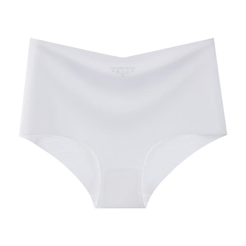 High Waist Plus Size Panties Women's Underwear Half Pack Hip High Split Sexy Ice Silk Seamless Women's Briefs Comfortable and Breathable