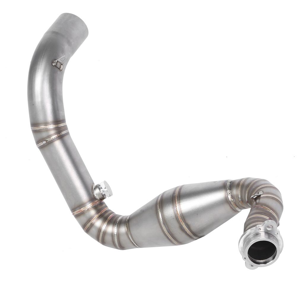 Motorcycle Exhaust Mid‑Pipe 304 Stainless Steel Header Tube with Muffler Accessory Fit for G310R