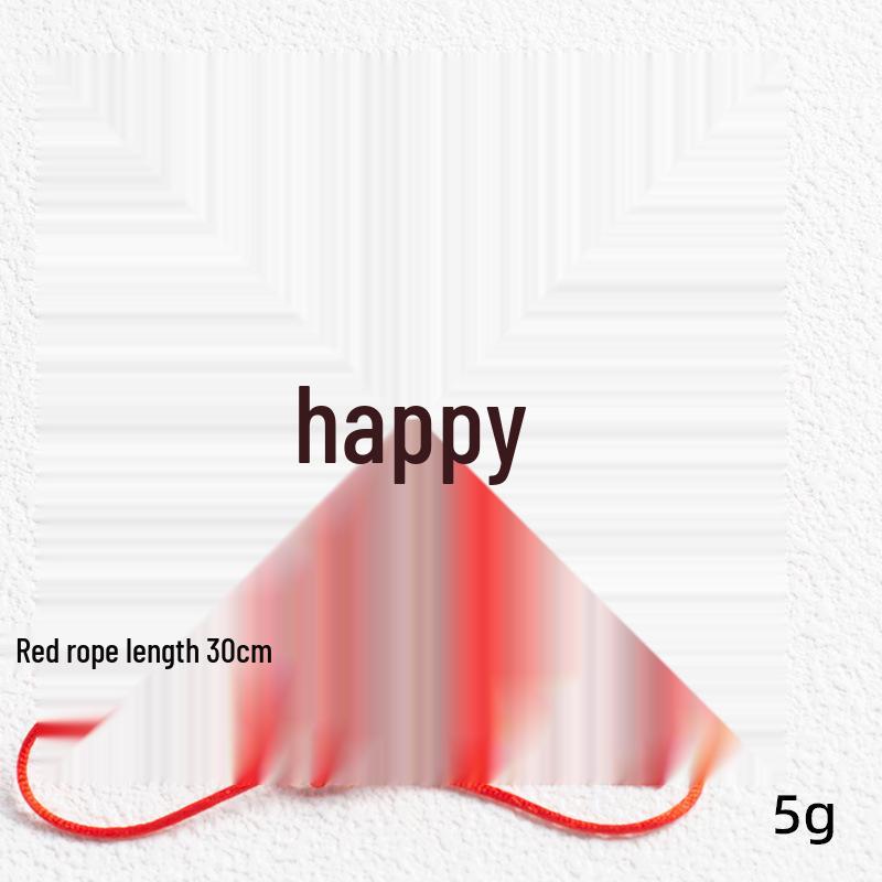 Chinese Style Wooden Double Happiness Pendant - Gold-Toned Wedding Room Ornament