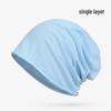 Unisex Lightweight Cotton Headscarf: Spring/Summer Breathable Cap & Sleep Hat