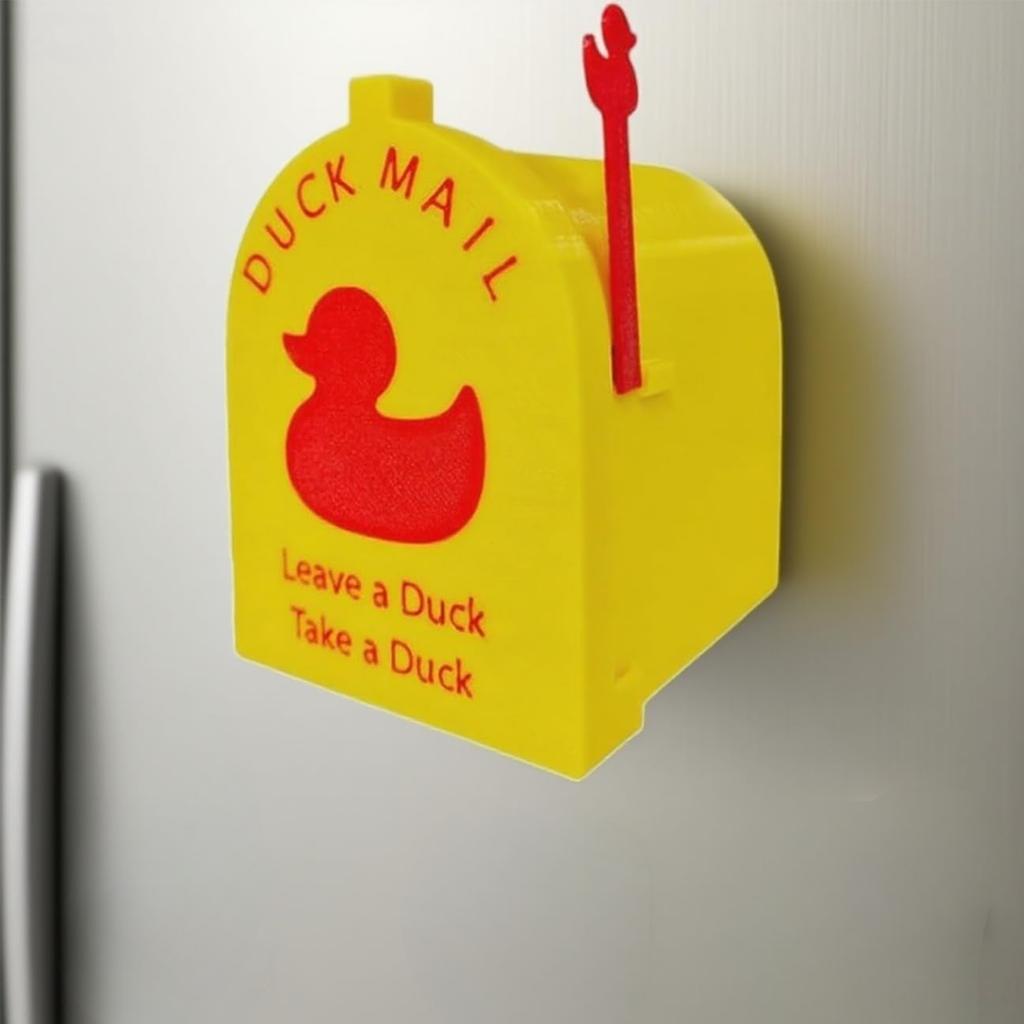 Mailbox Magnet Cruising Duck Refrigerator Magnet Strong Adhesive Funny Magnet Removable Magnetic Stickers for Fridge Garage Door
