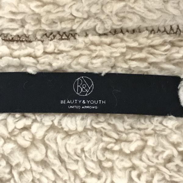 BEAUTY & YOUTH UNITED ARROWS Duffle kabát z umělé střižní vlny Hnědý M(POUŽITÝ)