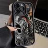 Coque de téléphone pour iPhone 17 Air 16E 15 16 Pro Max Crâne Squelette Faucheur Couverture Pistolet 14 Plus 13 12 Mini Coque Souple Silicone Fundas