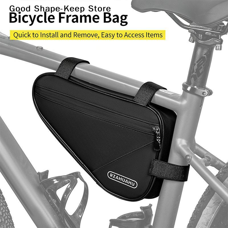 dailyBike Triangle Frame Bag Large Capacity Waterproof Bicycle Storage Pouch Durable for Mountain Road CyclingDaily products