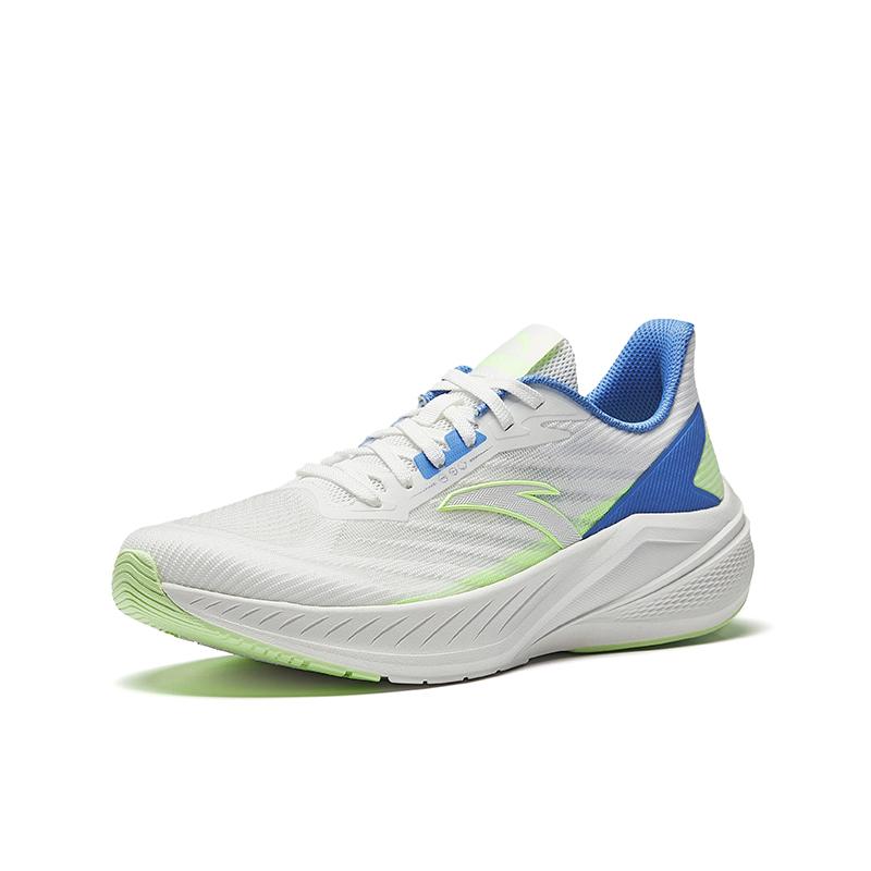 New Anta Slip-Resistant Breathable Low-Top Casual Running Shoes Men's White Blue Green 912525521-2
