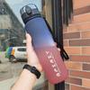 1PC Colorful Leak Proof Sports Plastic Cup Large Capacity Water Bottle 1 Liter