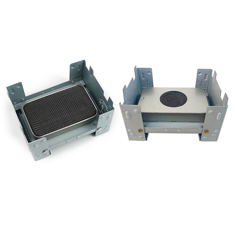 

Outdoor Alcohol Stove Lightweight Picnic Alcohol Stove Portable Solid Fuel Wax Stove Mini Foldable for Camping Hiking
