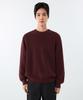 Musinsa Standard Cotton Ribbed Crew Neck Knit [Burgundy]